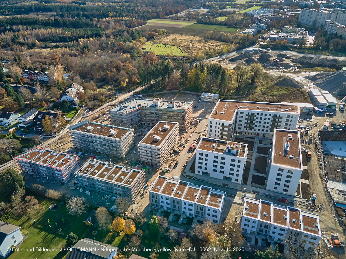 13.11.2020 - Piederstorfer Gelände und Alexisqaurtier am Karl-Marx-Ring in Neuperlach